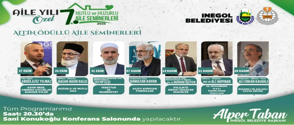 Aile Okulunda 7. Dönem Başlıyor