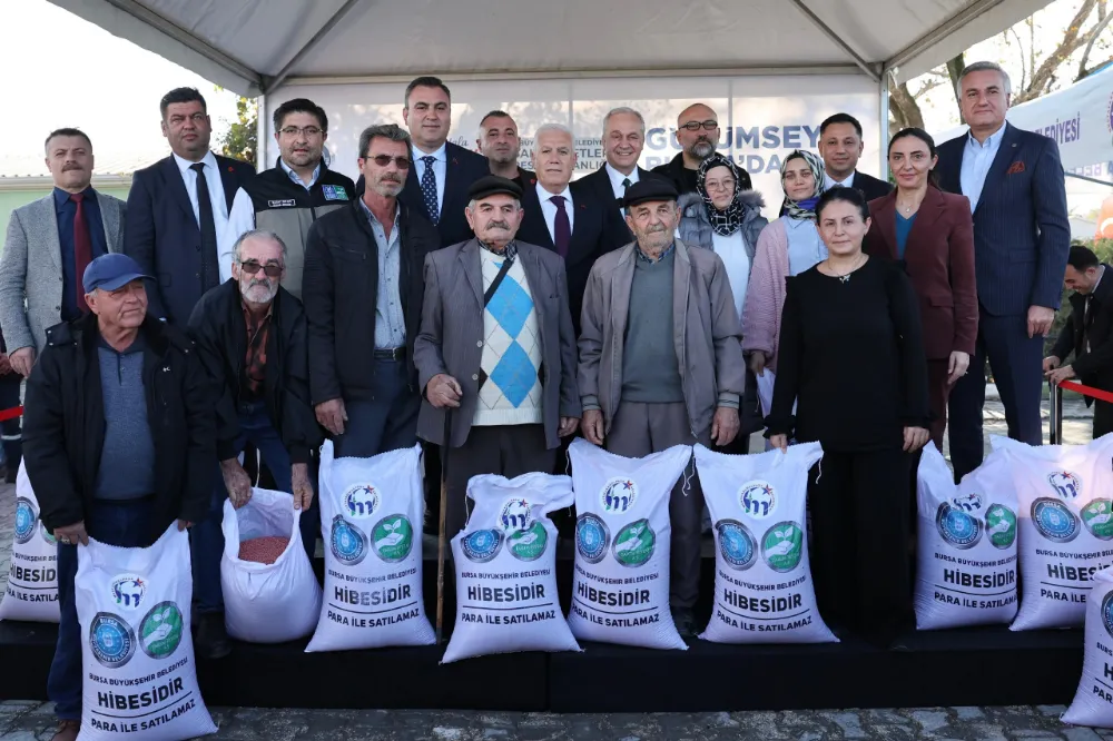 Mustafakemalpaşalı üreticilere yüzde 100 hibeyle dağıtıldı