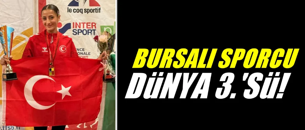 Büyükşehir Belediyesporlu Nazmiye Ak dünya üçüncüsü