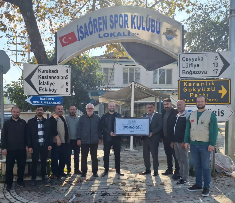 İsaören  Mahallesi’nden Gazze’ye Destek