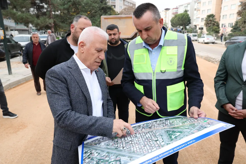 Tuna Caddesi ulaşımın yeni koridoru oluyor