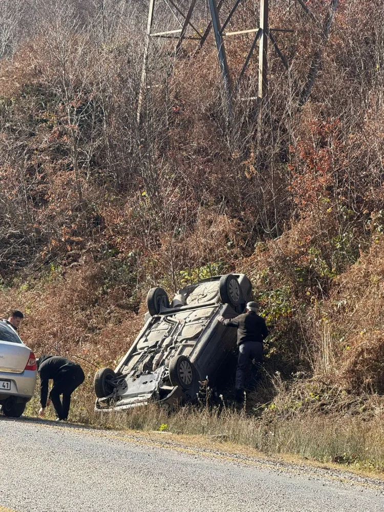 İnegöl Domaniç karayolunda feci kaza!