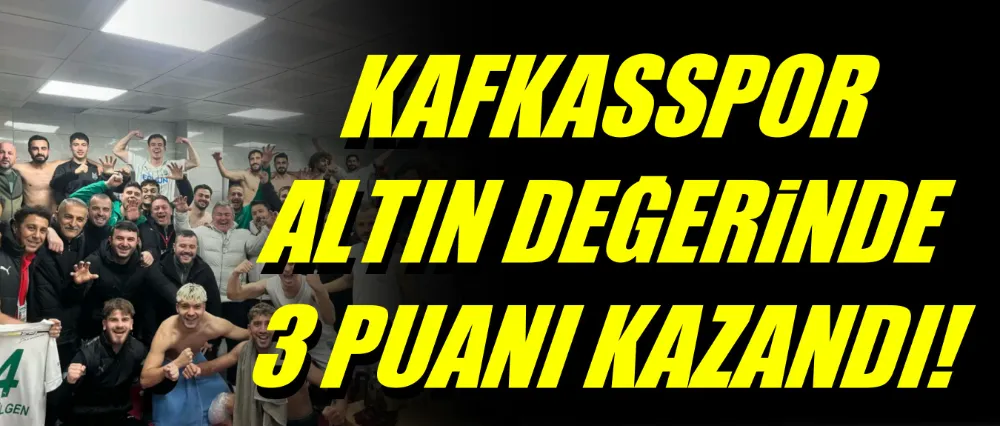 İnegöl Kafkasspor, Fatsa deplasmanında altın değerinde üç puan aldı!