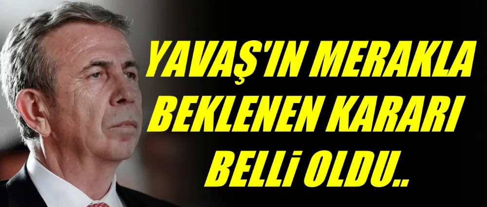 MANSUR YAVAŞ