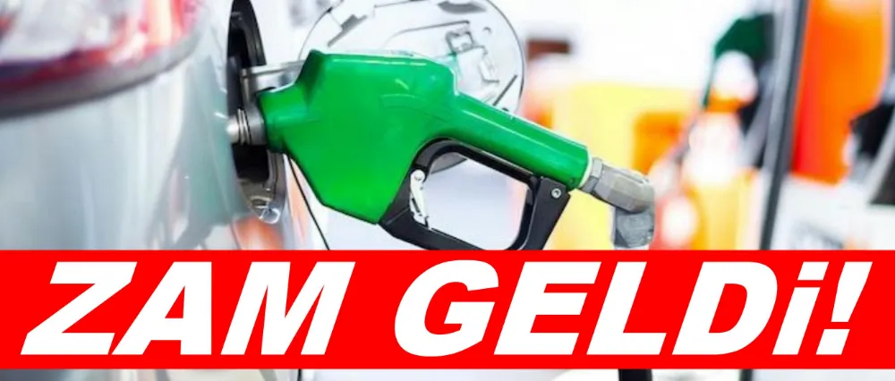 Benzine zam geldi!