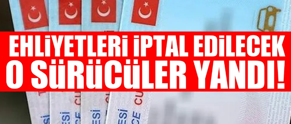 Trafik magandalarının ehliyetleri iptal edilecek!