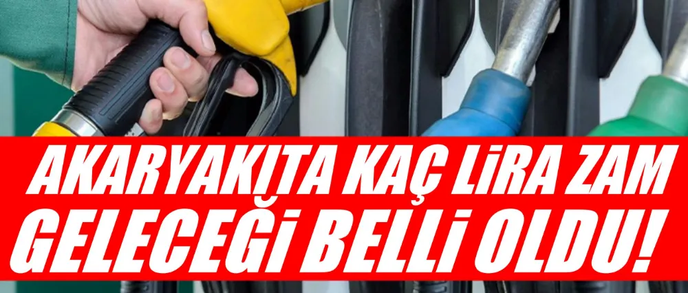 Benzine zam geliyor!