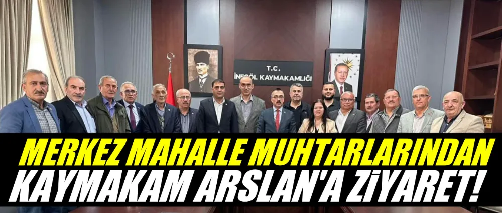 Muhtarlardan Kaymakam Arslan