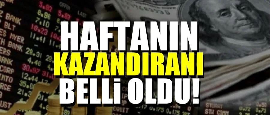 Haftanın en çok kazandıranı altın oldu!