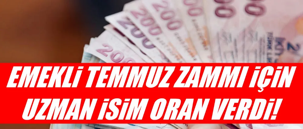 Emekli zammı için uzman isim oran verdi!