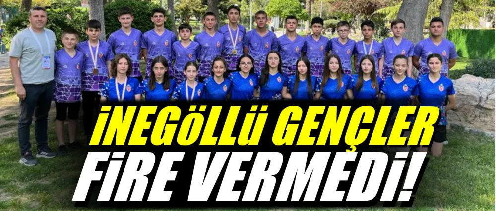 İnegöllü gençlerden 6 kategoride derece!