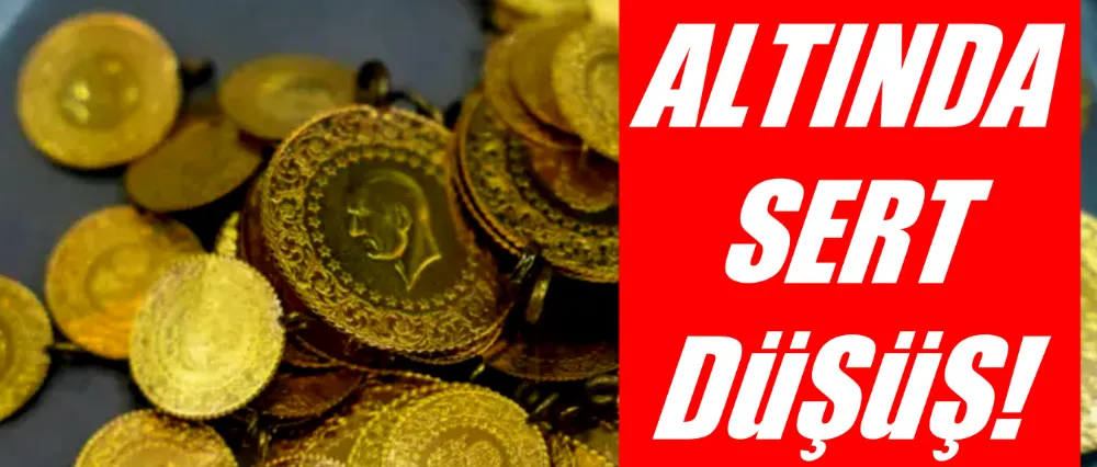Altında sert düşüş!