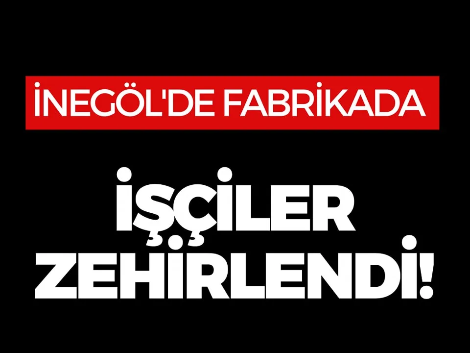 6 işçi hastaneye kaldırıldı!