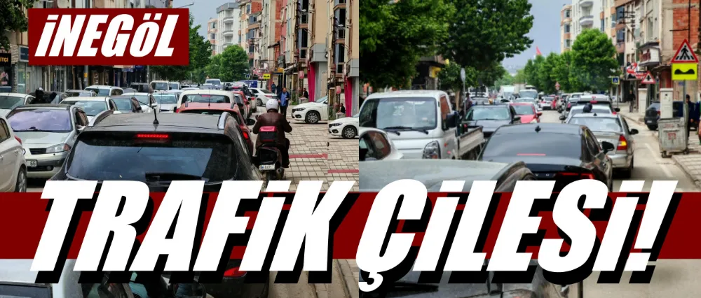 İnegöl’de Hafta Sonu Trafiği Vatandaşı Çileden Çıkarıyor