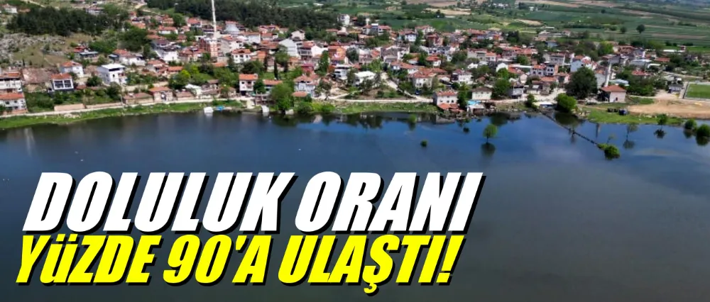 Hamzabey Göleti’nde Doluluk Oranı %90’a Ulaştı