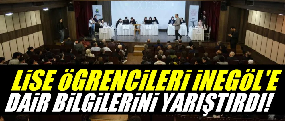Lise öğrencileri İnegöl