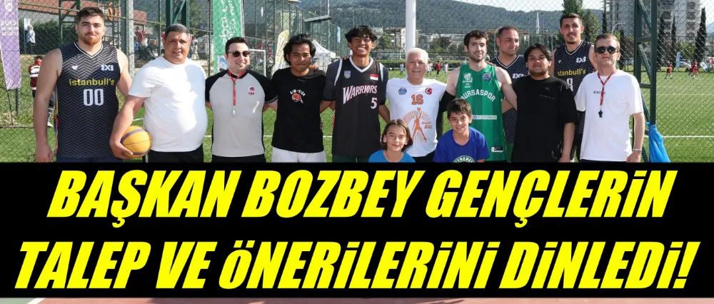 Başkan Bozbey, gençlerin talep ve önerilerini dinledi..