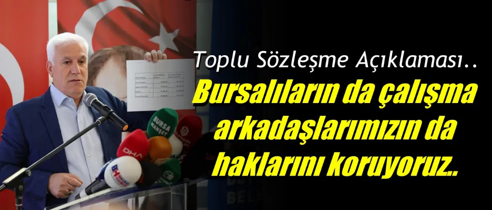 Başkan Bozbey; 