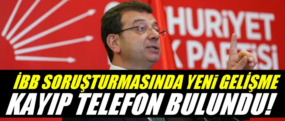 Kayıp telefon ele geçirildi!
