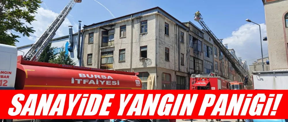 Çatı katında yangın paniği!