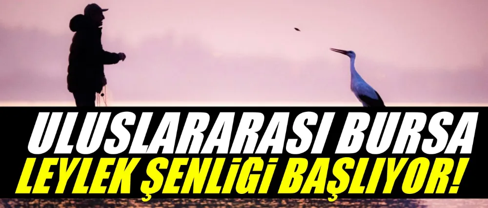‘Uluslararası Bursa Leylek Şenliği’ başlıyor