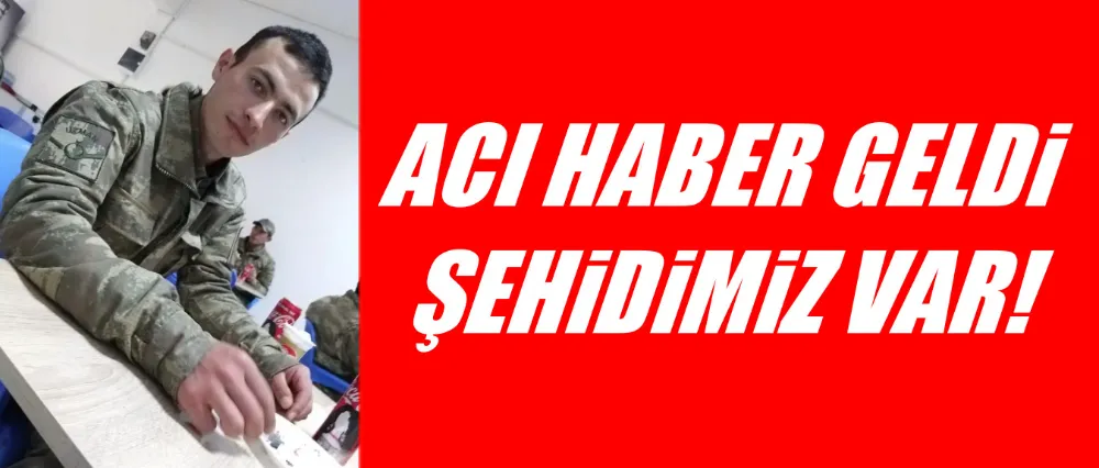Şehidimiz var!