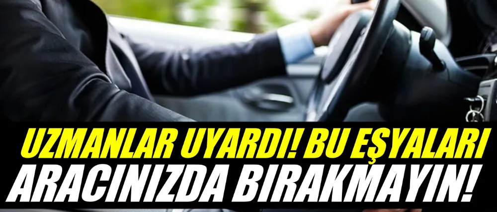 Sürücülere önemli uyarı!