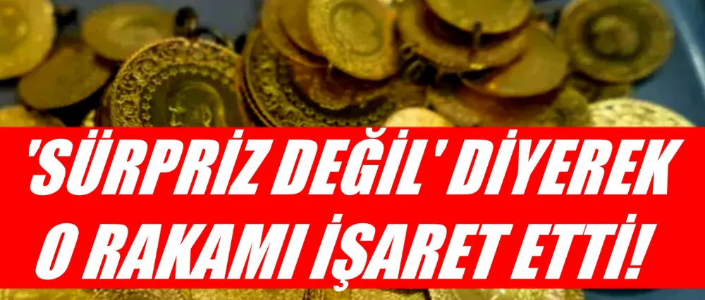 Altında yıl sonu beklentisi ne?