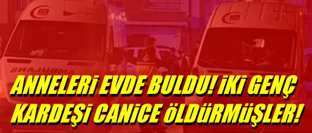 Abi-kardeşi canice öldürdüler!