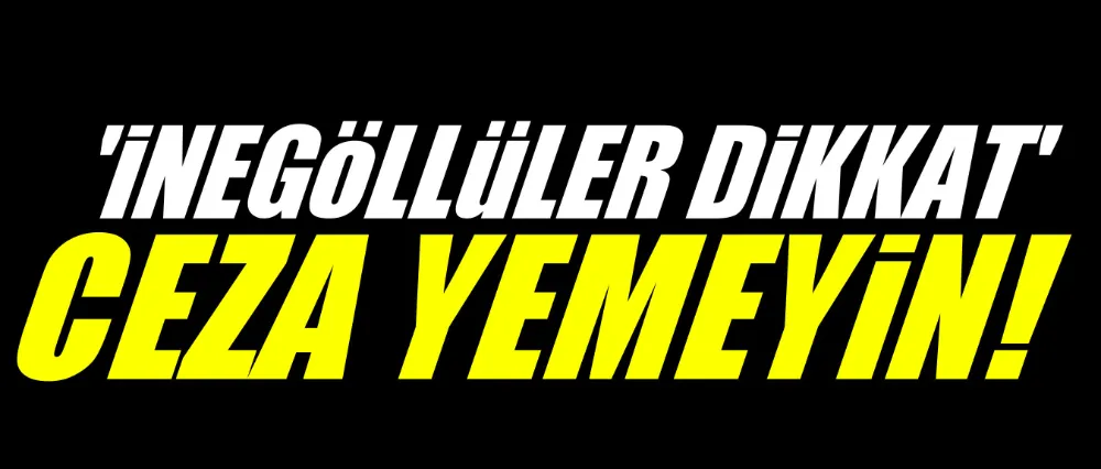 İNEGÖL BELEDİYESİ’NDEN KURBAN ATIKLARI UYARISI; CEZA YEMEYİN