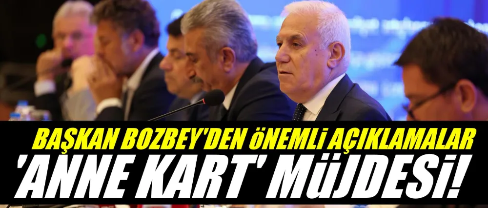 Başkan Bozbey: “Sadece bugünü değil, yarınları da düşünerek hareket ediyoruz”