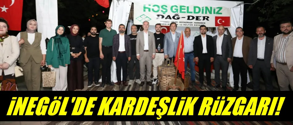 İnegöl’de Kardeşlik Rüzgarı; Festival Heyecanı Tüm Şehri Sardı