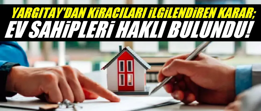 Ev sahibi ve kiracılar bu habere dikkat!