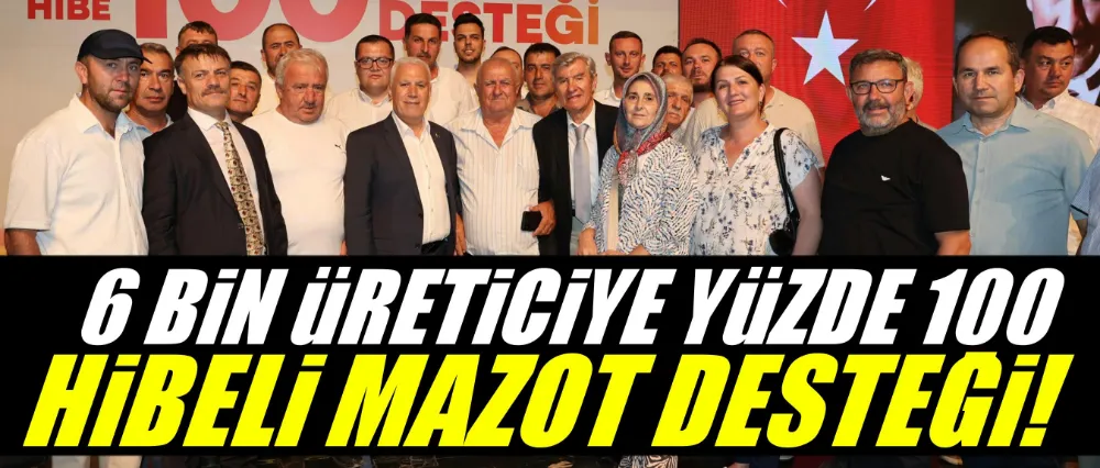 Bursa Büyükşehir’den üreticiye güçlü katkı: Yüzde 100 hibeli mazot desteği