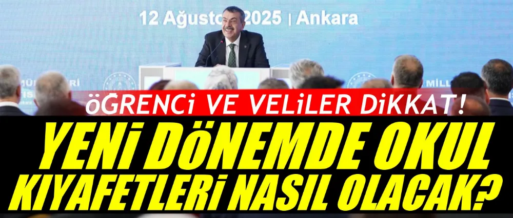 Yeni dönemde okul kıyafetleri nasıl olacak?