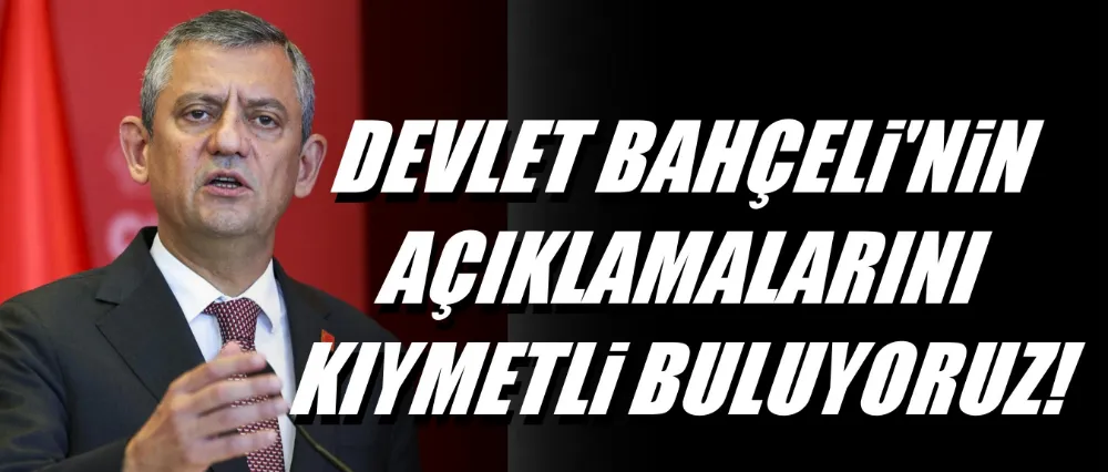 Özgür Özel; Bahçeli