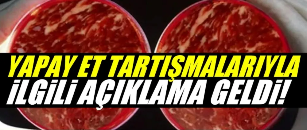 Bakan Yumaklı yapay et iddialarını yalanladı!