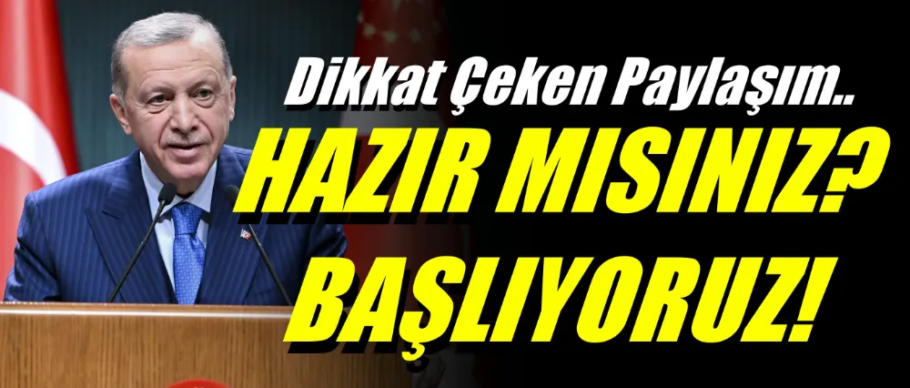 Cumhurbaşkanı Erdoğan