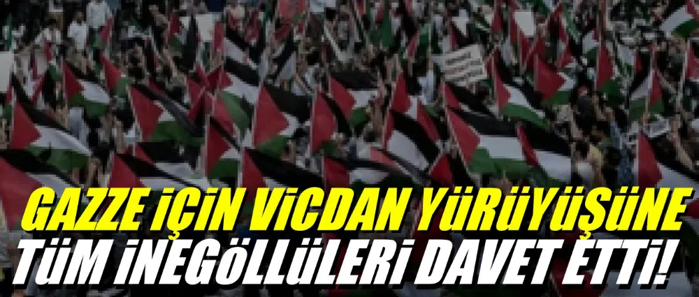 İnegöl İHH’den Çağrı: “Gazze İçin Vicdan Yürüyüşü’ne Hep Birlikte Katılalım